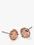 kate spade new york Cubic Zirconia Stud Earrings, Rose Gold