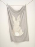 Truly Baby Bunny Wool Cashmere Blend Blanket, Grey