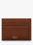 Mulberry Small Classic Grain Leather Card Holder, Oak