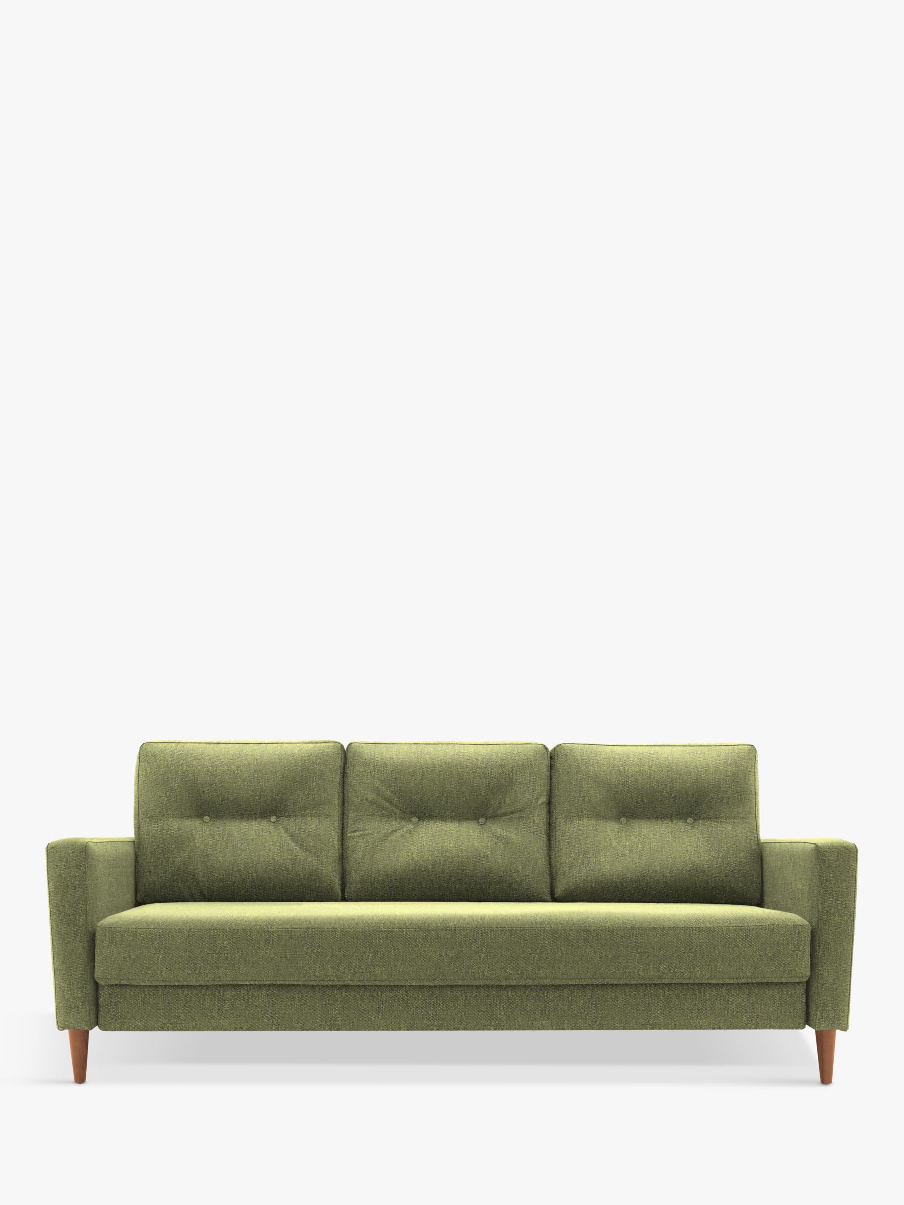 The Fifty Four Range, G Plan Vintage The Fifty Four Large 3 Seater Sofa Bed, Marl Green
