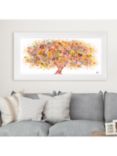 John Lewis Sara Otter 'Colour of Love' Framed Print, 45 x 100cm, Orange/Multi