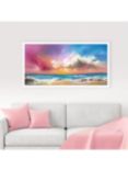 Anna Schofield - 'Follow Your Heart' Embellished Framed Print, 64.5 x 124.5cm, Pink/Multi