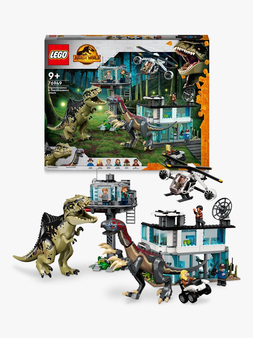 World　76949　LEGO　Jurassic　Attack　Giganotosaurus　Therizinosaurus