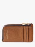 Aspinal of London Pebble Leather Zipped Coin and Card Holder, Tan