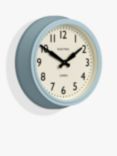 Jones Clocks Telecom Wall Clock, 30cm, Clear Blue