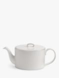 Wedgwood Gio Platinum Fine Bone China Teapot, 1L, White