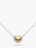 Kit Heath Heart of Gold Pendant Necklace, Silver/Gold