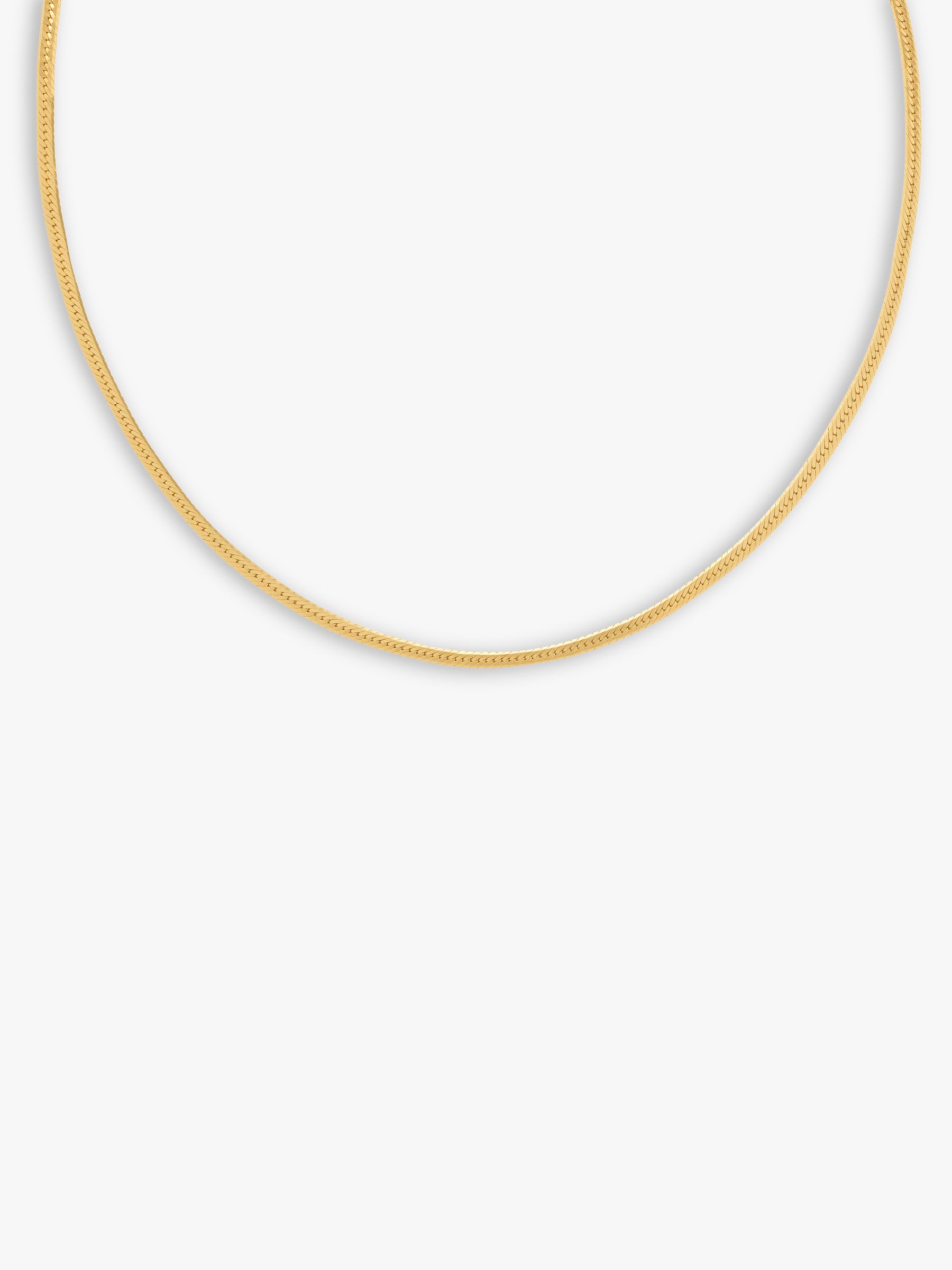 Snake Chain Necklace in Gold | 38-43cm | Jewellery by Astrid & Miyu