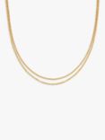 Astrid & Miyu Duo Chain Necklace, Gold