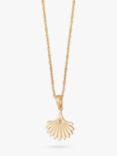 Daisy London Palms Collection Open Palm Pendant Necklace, Gold