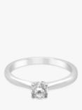 Milton & Humble Jewellery Second Hand 18ct White Gold Solitaire Diamond Ring, Dated 2015