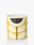 Orla Kiely Scribble Stem Flower Bone China Mug, 350ml, Yellow/Black