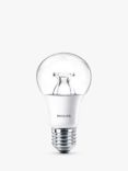 Philips MASTER 60W E27 LED Dimmable Classic Bulb, Clear