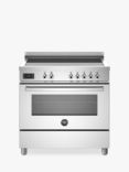 Bertazzoni Professional Series 90cm Electric Range Cooker with Induction Hob, Stainless Steel