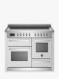 Bertazzoni Professional Series XG 110cm Electric Range Cooker with Induction Hob, White