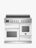 Bertazzoni Professional Series XG 100cm Electric Range Cooker with Induction Hob, White