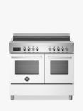 Bertazzoni Professional Series 100cm Electric Range Cooker with Induction Hob, White