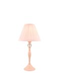 Laura Ashley Ellis Glass Ball Table Lamp, Pink