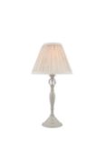 Laura Ashley Ellis Glass Ball Table Lamp, Grey