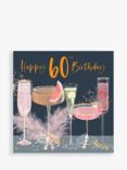 Belly Button Designs Cocktails 60th Birthday Card
