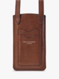 Aspinal of London Reporter Pebble Leather Phone Bag