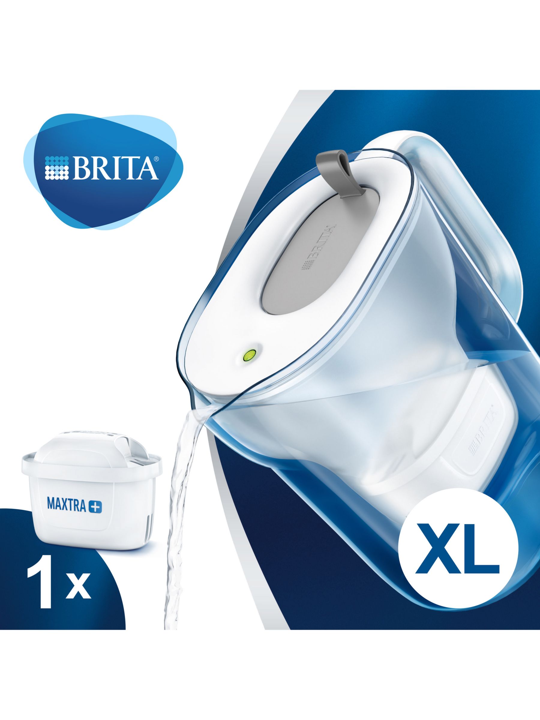 BRITA Maxtra+ XL Water Filter Jug, 3.6L,