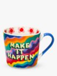 Eleanor Bowmer 'Make It Happen' Mug, 300ml, Multi