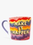 Eleanor Bowmer 'Make It Happen' Mug, 300ml, Multi