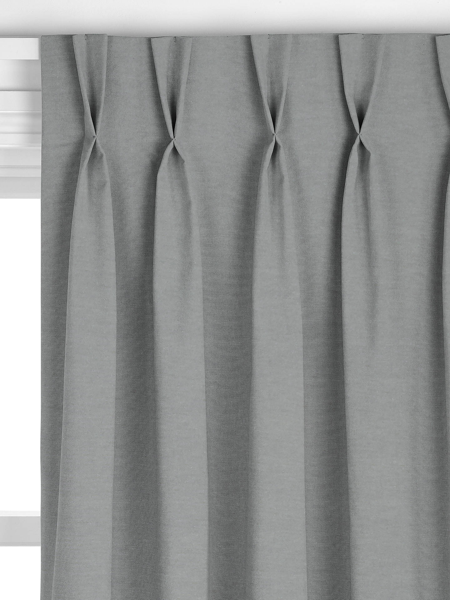 John Lewis ANYDAY Arlo Made to Measure Curtains, Storm Grey