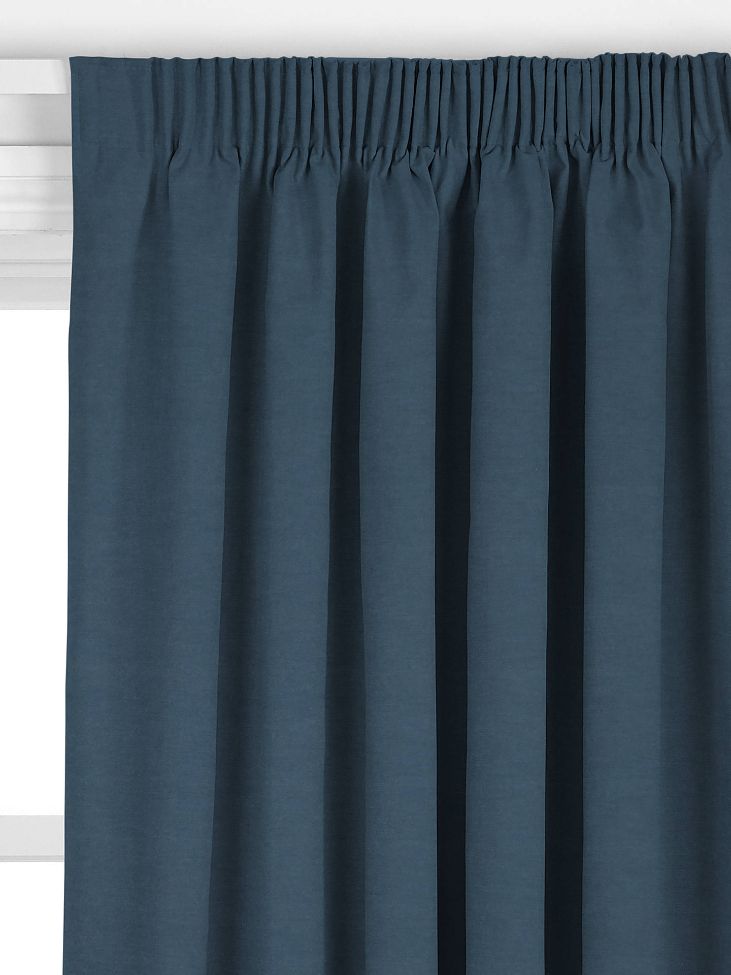 John Lewis ANYDAY Arlo Made to Measure Curtains, Blue