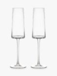 Anton Studio Designs Empire Flute Glasses, Set of 2, 250ml, Clear