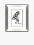 Joanne Boon Thomas - 'Female Study 2' Framed Print & Mount, 60.5 x 50.5cm, Grey
