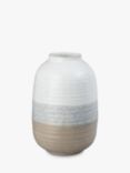 Denby Kiln Barrel Vase, H26cm, Natural