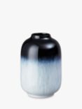 Denby Halo Barrel Vase, H18cm, Black/Multi