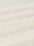 John Lewis Cotton Woven Stripe Furnishing Fabric, Natural/White