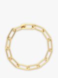 Melissa Odabash Paperclip Link Chain Bracelet, Gold