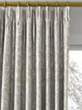 Laura Ashley Willow Leaf Chenille Made to Measure Curtains or Roman Blind, Natural