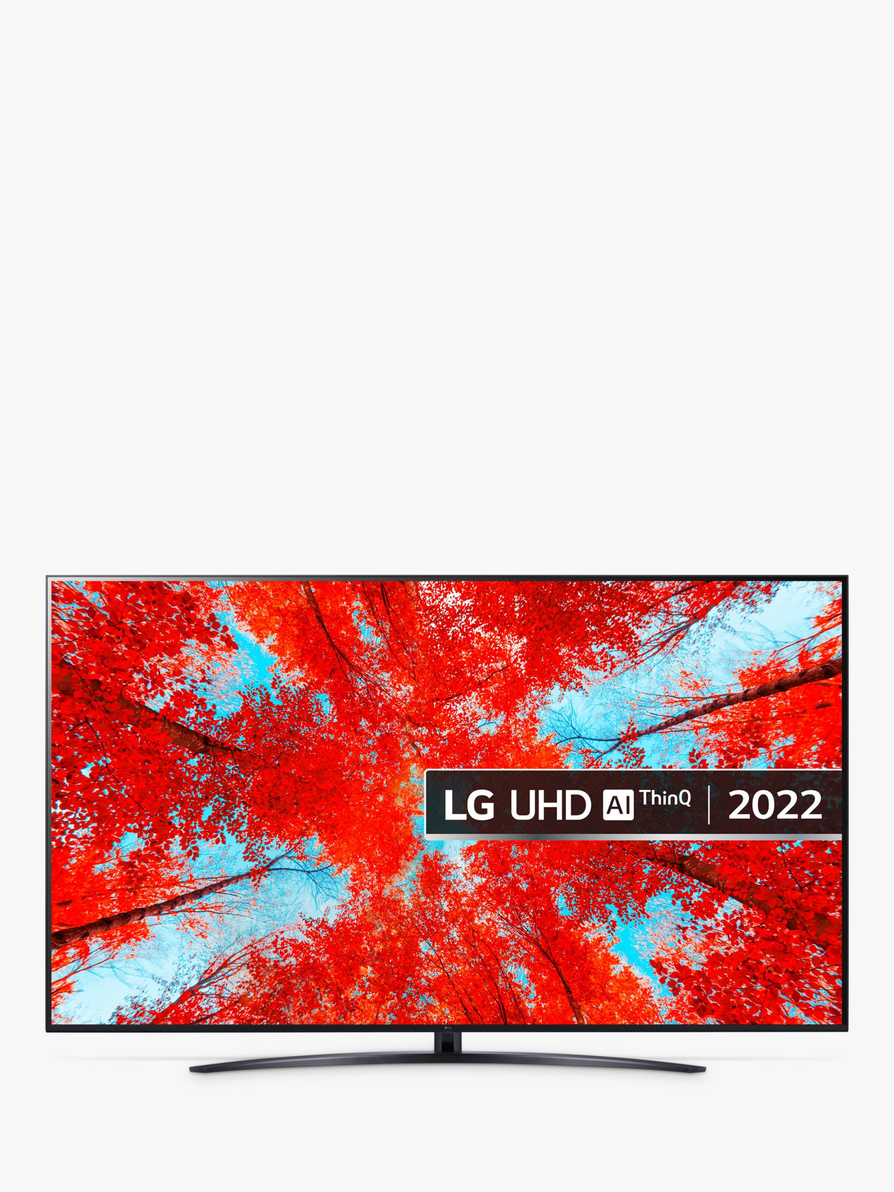 LG 86UQ91006LA (2022) LED HDR 4K Ultra HD Smart TV, 86 with Freeview HD/Freesat HD, Ashed Blue