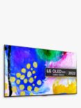 LG OLED77G26LA (2022) OLED HDR 4K Ultra HD Smart TV, 77 inch with Freeview HD/Freesat HD, Dolby Atmos & Gallery Design, Light Satin Silver