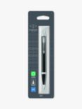 PARKER IM Chrome Trim Ballpoint Pen, Black