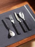 John Lewis Bevel Stainless Steel Cutlery Set, 18 Piece/6 Place Settings
