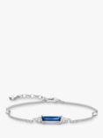 THOMAS SABO Zirconia Bar Bracelet, Silver/Blue