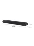 Samsung HW-S50B Bluetooth All-In-One Compact Soundbar with Virtual DTS:X, Dark Grey