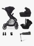Silver Cross Dune Pushchair & Dream Car Seat Travel Pack with First Bed Folding Carrycot, Space