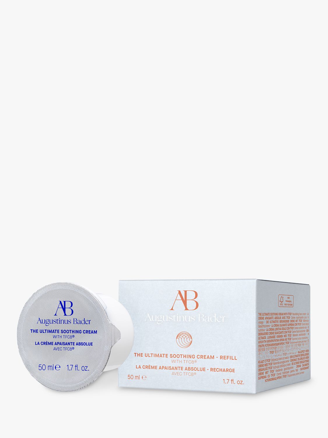Augustinus Bader The Ultimate Soothing Cream, Refill, 50ml at John