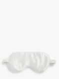 John Lewis Organic Mulberry Silk Eye Mask, White