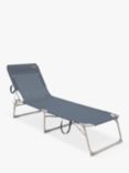 Outwell Tenby Sun Lounger Camping Chair, Ocean Blue