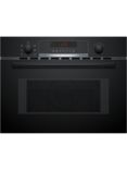 Bosch Series 4 CMA583MB0B Built-In Combination Microwave with Grill, Black