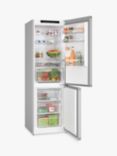 Bosch Series 4 KGN362LDFG Freestanding 70/30 Fridge Freezer, Inox Look