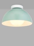 John Lewis Bell Semi-Flush Ceiling Light, Mist Green